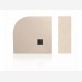 Karag PIETRA 80CM X 80CM X 2.5CM ΗΜΙΚΥΚΛΙΚΗ